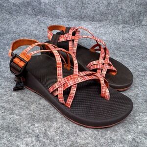 Chaco‎ ZX/2 Classic Orange Brown Toe Strap Trail Hiking Sandals Women's Size 10